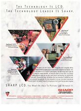 1993 Sharp LC Display Technology Color Photo Vintage Print Advertisement picture