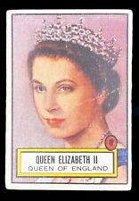 1952 Topps Look N See Queen Elizabeth II Card #104 Raw Ungraded Small Crease picture