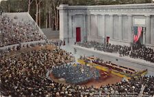 President Taft at the Greek Theater, Berkeley, California, 1912 Postcard, Used picture