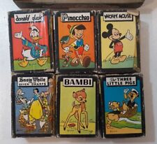 1947 Mickey Mouse Library of Games - Complete Set of 6 RARE with directions 1947 picture