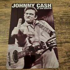 Johnny Cash at San Quentin 8x12 Metal Wall Sign picture