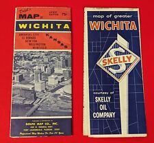 VTG Wichita Road Maps - Skelly Oil Co. 1964 + Dolph's - 60s Midwest City Kansas picture