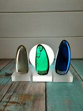 Andara Crystal Polished Pink Green and Blue 795gr with Base for Decoration picture