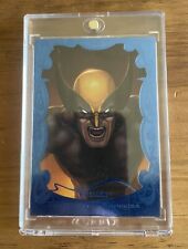 Upper Deck Marvel Masterpieces 2022 Wolverine Blue Canvas /49 picture