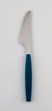 6 pieces. Lunch knifes. Henning Koppel. In stainless steel and green plastic picture