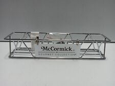 Vintage McCormick Gourmet Collection Spice Rack Silver Metal picture