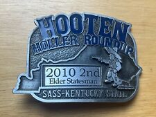 Hooten Holler Roundup SASS Kentucky State Belt Buckle Shooting - 2010  picture