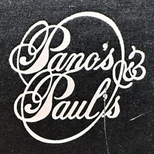 2000 Pano's & Paul's Restaurant Menu 1232 West Paces Ferry Road Atlanta Georgia picture