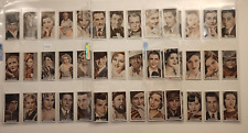 1934 FAMOUS FILM STARS ARDATH CIGARETTE CARDS FULL SET 50 MAE WEST CAGNEY GABLE picture