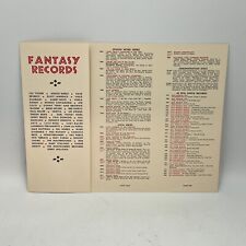 Fantasy Records Catalog April 1962 Brochure 16 page Pamphlet Vinyl Near Mint picture