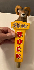 Shiner Bock Craft Beer Tap Handle RARE Ceramic Ram Texas Breweriana 11.5” picture