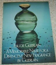 1975 print ad page - Eau de Guerlain Vintage perfume ADVERT Clipping advertising picture