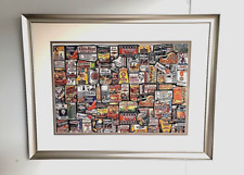 Topps Wacky Packages 1979 Framed Collage Approx. 66 Stickers 1 of 1 29.5