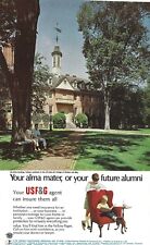 1968 USF&G Insurance Company Vintage Color Print Ad Ephemera picture