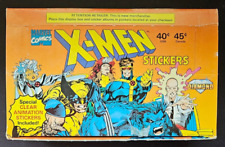 X-MEN 1993 Marvel Comics Diamond Sticker Complete Box 50 Sealed Packs Rare picture