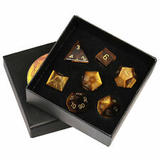 Polyhedral DND Dice Set Polished Tumbled Stones for RPG MTG Role Playing Games picture