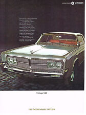 Vintage 1965 Magazine Ad Chrysler Imperial Discover Evolutionary Changes Made picture