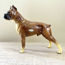 Vintage Boxer Dog Royal Design by Mortens Studio Ceramic Figurine *Repaired* picture