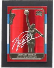 Michael Jordan 1997 Fleer Premier Signature Series Red Holo Refractor 23Kt Gold picture