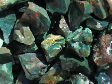 Green Bloodstone - Rough Rocks for Tumbling - Bulk Wholesale 1LB options picture