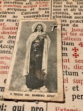RARE RELICS St Teresa Jesus infant CANONISATION : Cross pin & Special wax seal  picture
