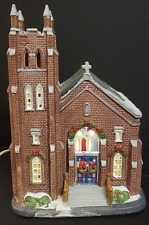 Holiday Time Christmas Village Town Holy Trinity Church 2014 Victorian Cathedral picture