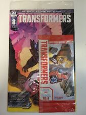 Transformers (IDW, 3rd Series) #8A (with card) VF/NM; IDW | Booster Pack - we co picture