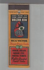 Matchbook Cover - RCA Victor Magic Brain, Magic Eye, Metal Tubes picture