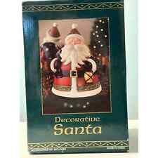 Vintage 10 inch Decorative Santa Costco Ceramic in box picture