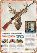 Metal Sign - 1955 Winchester Model 70 Rifles - Vintage Look picture