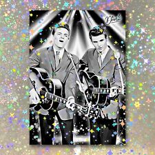 The Everly Brothers Holographic Headliner Sketch Card Limited 1/5 Dr. Dunk picture