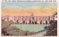 San Joaquin Valley Bldg., at the Panama-California Exposition, 1915 Postcard picture