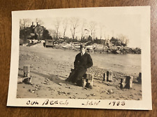 1933 Singing Beach Manchester-by-the-sea Massachusetts Storm Damage Photo P6i4 picture