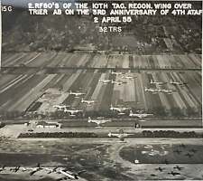 Korean War Photo USAF RF80s Of The 10th Recon Wing Over Trier AB picture