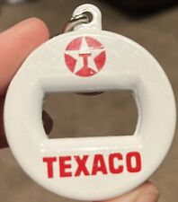 Vintage 1990’s Texaco 3 In 1 Bev Key Bottle Opener Keychain picture