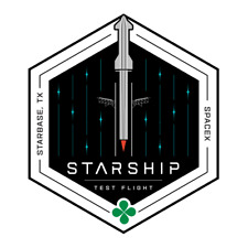 SpaceX Starship Test Flight Vinyl Sticker - 2.6 x 3 inches picture