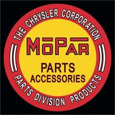 Mopar Parts Automotive Garage Mechanic Round Retro Metal Sign, 11.75