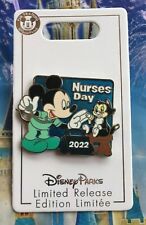 Disney Nurse’s Day 2022 Scrubs Nurse Mickey Mouse & Figaro Limited Release Pin picture