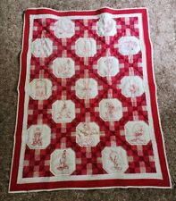 Vtg Looney Tunes Quilt Blanket Bugs Bunny Road Runner Tweety Bird Porky Pig More picture