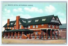 c1910's Bisonte Hotel Exterior Roadside Scene Hays Kansas KS Unposted Postcard picture