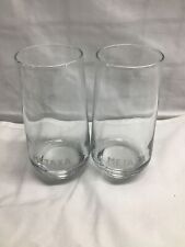 Metaxa 5 Star Greek Spirit Liqueur Engraved Collectible Glasses Cup Set Of 2 picture
