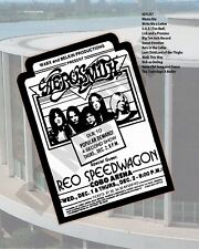 Dec 1976 Aerosmith REO Speedwagon Detroit Concert At Cobo Hall 8x10 Photo picture