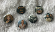 SET of 6 ABSOLUTELY FABULOUS Patsy and Eddie Pinbacks picture