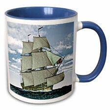 3dRose Sail Ship 2 Tone Ceramic Mug picture