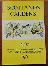Scotland's Gardens 1967, a guide to gardens open under Scotland's Gardens scheme picture