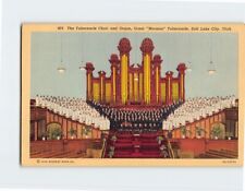 Postcard Tabernacle Choir and Organ Great Mormon Tabernacle Salt Lake City Utah picture