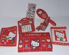 Sanrio 1994 Vintage Hello Kitty Vinyl Carry Case Snap Close Schedule Book Lot picture