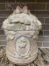 Vtg 1995 Precious Moments Cookie Jar Kitchen Is The Heart Of The Home Enesco picture