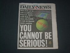 2019 AUGUST 23 NEW YORK DAILY NEWS NEWSPAPER - USTA OWES NYC $300G IN RENT picture