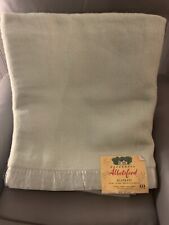 Pepperell Abbottsford Blanket Wool/Rayon New Old Stock with Original Tags 1950 picture